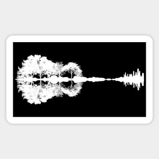 Nature Acoustic Guitar Sticker